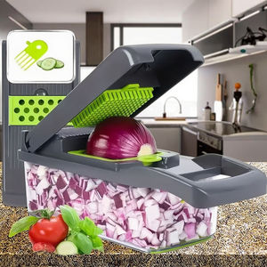 Mutfak çok fonksiyonlu sebze kesici ev Dicer salatalık Scrubber patates dilimleme parçalayıcı - Product Image 4