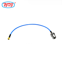 Fourniture d'usine prise mâle IP68 SMA vers N prise de cloison femelle RF Coaxial RG405 SS405 RG402 SS402 .141 086 Assemblage de câble en queue de cochon