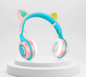Auriculares Inalámbricos con Orejas de Gato BT V5.0 para Jugar y Divertirse con Luz LED - Product Image 6