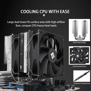مبرد حراري PS120SE فانتوم روح ARGB وحدة المعالجة المركزية 7 أنابيب الحرارة أبراج مزدوجة مراوح الكمبيوتر للكمبيوتر - Product Image 4