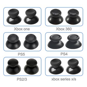 Cappucci per Joystick Compatibili con Controller PS5, Xbox, PS4/PS3, Pulsanti a Forma di Teschio, Cappucci 3D a Forma di Fungo per Joystick - Product Image 3