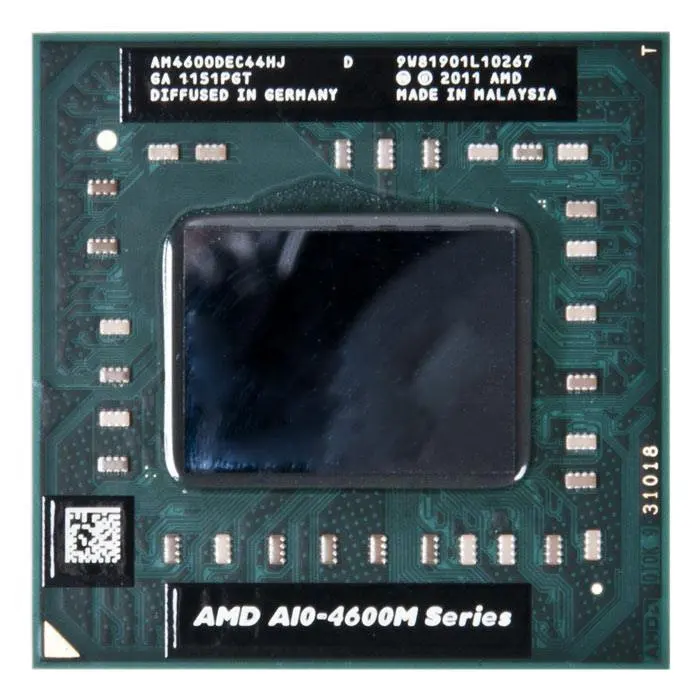 AMD A8-Series A8 4500M AM4500DEC44HJ laptop CPU dört çekirdekli A8-4500M 1.9G soket FS1