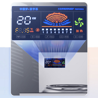 Cuisinière à induction électromagnétique portable Crownwing en acier inoxydable pour cuisine commerciale, haute puissance 8KW, écran tactile numérique, économe en énergie