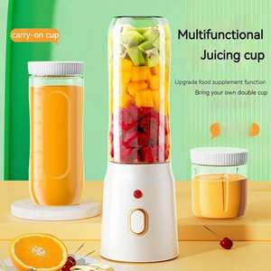 Licuadora exprimidora portátil personalizada 2025 botella exprimidora de frutas recién recargable con taza de jugo multiusos - Product Image 1