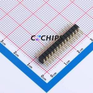 XDZ200C-2-14-Z-2.8-G1 Pin Header Through hole Component (THT),P=2mm Connector 2x14P 2mm 2mm Round Pin - Product Image 2