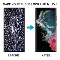 Penjualan Langsung Pabrik Layar LCD Asli Digitizer Full Assembly dengan Frame untuk Galaxy S22 Ultra 5G SM-S908B