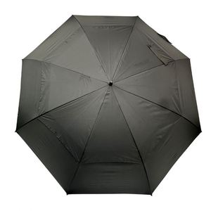 Enhanced Wind-resistant Impact Cloth Business Golf Umbrella Long-handle Straight-rod Design Black Semi-automatic Rainproof Golf - Product Image 2