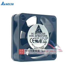 เดลต้า AFB0312HA พัดลมไร้แปรงถ่าน DC 12V 0.15A อินเวอร์เตอร์ระบายความร้อน - Product Image 1