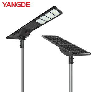 ไฟถนนโซลาร์เซลล์ Yangde 150W LED โมโนไซ อลูมิเนียมอัลลอย กันน้ำ สำหรับภายนอกอาคาร - Product Image 1