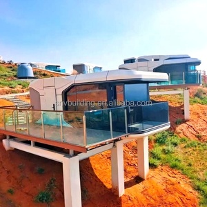 Maison capsule préfabriquée en acier moderne Smart Voice-Activated & App-Enabled for Modern Nomads Container Houses - Product Image 1