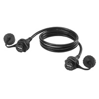 Conector Circular de Aviación Lshitech, Conector Eléctrico Impermeable IP68, Enchufe Hembra/Macho, Cable USB2.0 de 1m