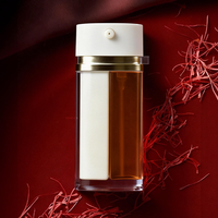 Flacon de sérum en plastique recyclable à double compartiment, sérigraphié, couleur personnalisée, 15 ml*2, 25 ml*2, pour soins de la peau