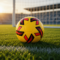 Ballon de football en PVC anti-explosion, cousu à la machine, taille 4, avec logo imprimé, pour l'entraînement des jeunes et les matchs de basket-ball - Vente en gros usine