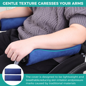 Almohadillas extraíbles para reposabrazos de silla de ruedas Liker, fundas antideslizantes y cálidas, fundas para bastones, guantes para reposabrazos de silla de oficina, multiusos - Product Image 5