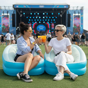 OUTAFUN توافد PVC محمولة قابلة للنفخ أريكة مريحة قابلة للنفخ للتخييم في الهواء الطلق - Product Image 6