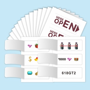 Nouveau produit 2025 : Tickets à languettes personnalisés de haute qualité avec fenêtres - Product Image 2