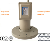 LNB combiné C et Ku à gain élevé pour internet satellite, vente populaire, direct usine
