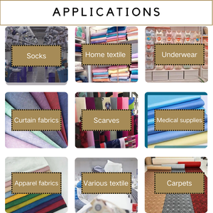 Hilo Mezclado 55% Rayón 30% Viscosa 15% Elastano 21S 32S 40S para Vestidos de Mujer, Ropa Casual, Tejido a Granel - Product Image 4