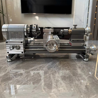 Mini tour de précision de bureau pour la fabrication de montres, l'ingénierie de modèles, le travail des métaux, outil de travail sur banc, micro-fraiseuse