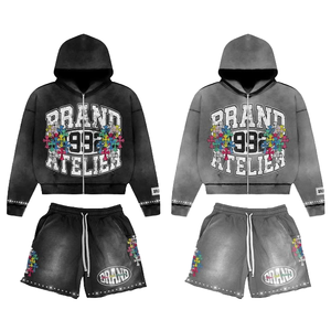 ชุดวอร์มเล่นฟุตบอลใช้ได้ทั้งชายและหญิงเสื้อแจ็กเก็ตผู้ใหญ่แขนยาวผ้าฝ้ายระบายอากาศได้ดี2024สำหรับฤดูใบไม้ร่วงฤดูหนาว - Product Image 4