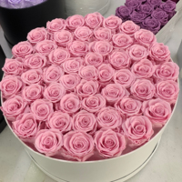 Lovebay Roses Éternelles Préservées pour Noël Fête des Mères, Véritables Roses Cadeau en Boîte Fleur Immortelle Infini pour Toujours