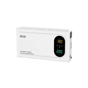 BXST LED Display 220V Wall Mounted Single Phase AC Home voltage regulator stabilizer automatic