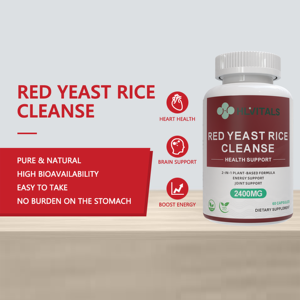 Suplemento de Arroz de Levadura Roja con CoQ10, OEM/ODM, Gran Venta, Apoya la Salud del Corazón, la Energía, las Articulaciones y la Digestión, 60 Unidades - Product Image 5