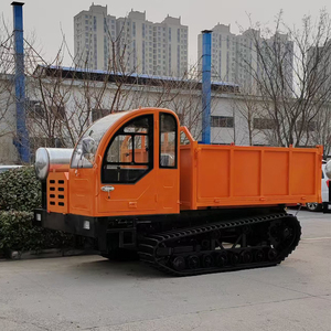 Camion benne chenillé robuste de 8 tonnes pour le transport sur routes montagneuses boueuses - Product Image 4