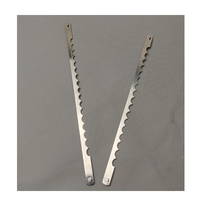 Coupe-dents pour trancheuse à pain, aiguiseur de lames, lame de scie ondulée, lames de couteau à pain, acier au carbone et acier inoxydable 275x11x0.4mm