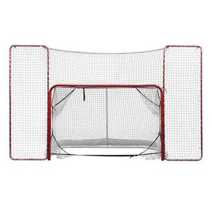 Foldable <strong>Hockey</strong> Goal with Backstop and Corner Catchers <strong>Ice</strong> <strong>Hockey</strong> Backstop Shooting Targets - Product Image 2