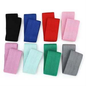 Bandes d'exercice en tissu polyester pour yoga et musculation, fabriquées à YIWU, prix d'usine, cercle de résistance, élastique extensible, boucle pour les fessiers, excellent pour les glutei - Product Image 3