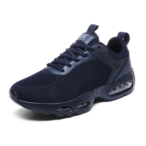 Chaussures de sport décontractées pour hommes Coussin d'<span class=keywords><strong>air</strong></span> de haute qualité Volant Tissé Résistant à l'usure Lace-Up Hauteur Augmentant la tendance transfrontalière - Product Image 2