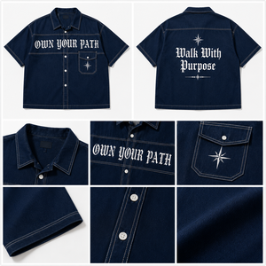 เสื้อโปโลคุณภาพสูง OEM ผ้าฝ้ายพีมา กางเกงยีนส์ เสื้อเชิ้ตโอเวอร์ไซส์ไม่มีลาย เสื้อเชิ้ตอ๊อกซ์ฟอร์ด เสื้อยืดผู้ชาย เสื้อยืดพิมพ์ลาย เสื้อเชิ้ตผู้ชายสไตล์อิตาลี - Product Image 3
