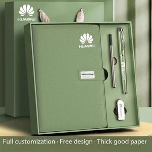 Business Office Light Luxury <b>Notebook</b> Gift <b>Set</b> Thickened A5 <b>Notebook</b> for Thanksgiving & Valentine's Day - Product Image 1