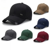 Casquette de baseball personnalisée à 6 panneaux en coton biologique, fabricant Bae Shiow, chapeau de sport de haute qualité avec logo métallique, vente en gros