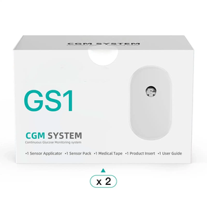 เครื่องวัดระดับน้ำตาลในเลือดแบบไร้สาย <span class=keywords><strong>CGM</strong></span> ตรวจสอบแบบเรียลไทม์ ข้อมูลระดับน้ำตาลที่แม่นยำ สำหรับผู้ป่วยเบาหวานและผู้สูงอายุ - Product Image 1