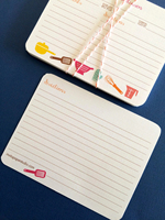 Cartes de recettes personnalisées 4x6, cartes de recettes personnalisées