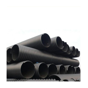 Tuyau corrugué à double paroi renforcé par ceinture en acier HDPE à drainage rapide pour le secteur industriel - Product Image 6