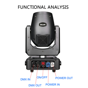 Sharpy chùm 230 Mini chùm 7R 230W di chuyển đầu ánh sáng - Product Image 3