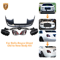 Kit carrosserie PP+Fer de style 5e génération pour Rolls Royce Ghost, pare-chocs avant, phares, pièces de carrosserie, mise à niveau de la 4e génération