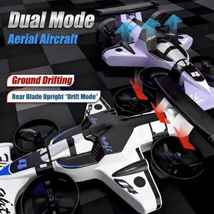 Dron RC, Juguete Volador, Dron de Control Remoto, Vehículo Volador 2 en 1 - Product Image 3