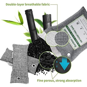 Sacchetto di carbone attivo eco-friendly <span class=keywords><strong>per</strong></span> <span class=keywords><strong>la</strong></span> <span class=keywords><strong>casa</strong></span> naturale assorbitore di odori deodorante e eliminatore di umidità - Product Image 3