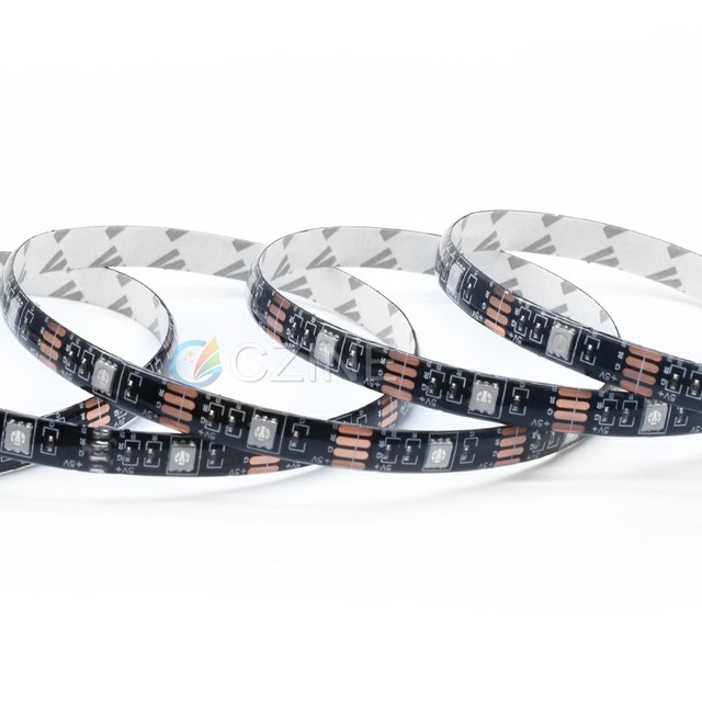 App Control Lights Flexible Led Lamp Tape Ribbon Rgb Tv Desktop Screen Backlight Usb 5050 5v Rgb Led Strip