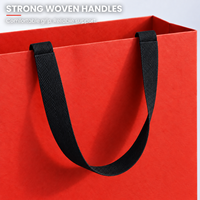 Sac d'emballage portable, mini sac de transport, sac fourre-tout personnalisé avec logo imprimé pour boutique, cadeaux et petits articles d'emballage