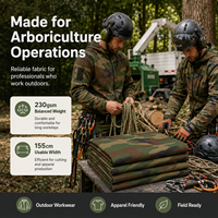 Tissu camouflage en polyester et coton, tissu ripstop camouflage, 230 g/m², tissu tactique pour vêtements de travail en extérieur, uniformes de forêt