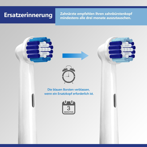 Cabezales de cepillo de dientes eléctrico de alta calidad, cabezales de repuesto para la limpieza diaria de los dientes, productos de higiene bucal - Product Image 3