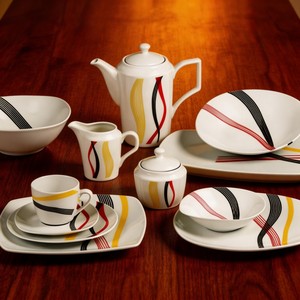 HARVIT 50 pièces, assortiment de tailles et de formes, décorations pour assiettes à dîner/dessert/à soupe, théières, tasses et soucoupes, ensembles de vaisselle <span class=keywords><strong>en</strong></span> porcelaine, design contemporain - Product Image 2