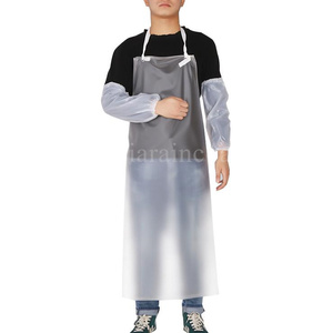 Tạp dề tùy chỉnh logo bền không thấm nước nhà bếp butcher của tạp dề Vinyl PVC một tạp dề cho phụ nữ - Product Image 6