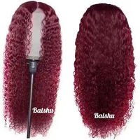 Perruques bouclées profondes africaines tendance en promotion pour femmes, perruques frontales en dentelle, fibres haute température, brésiliennes, vietnamiennes pour femmes noires