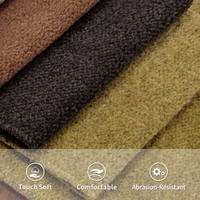 Tissu d'ameublement haut de gamme en chenille, édition originale, 56% laine, fil teint, épais, pour canapé